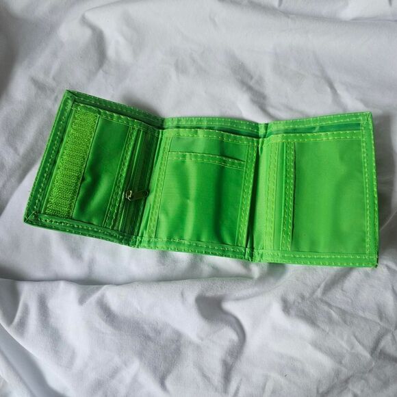 Vintage deadstock tinkerbell green black wallet - Picture 2 of 4